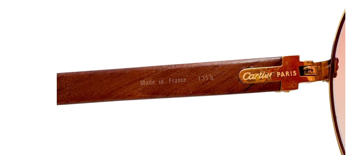 Lunettes Vintage CARTIER BAGATELLE 135b – Monture de luxe Made in France – N°3