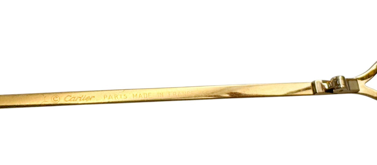 Lunettes Vintage CARTIER C PERCEE - Diamond Cut N°40
