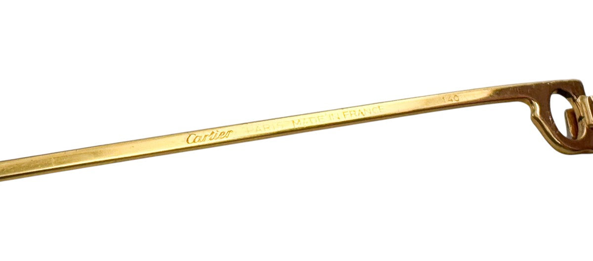 Lunettes Vintage CARTIER Vendôme Santos 140 - Aviateur N°24
