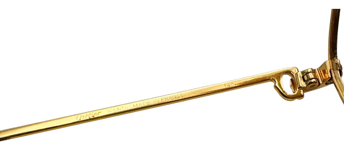 Lunettes Vintage CARTIER Vendôme Louis - Monture de luxe aviateur N°44