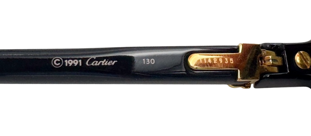 Lunettes Vintage CARTIER Diabolo 1991 – Monture de luxe – N°32