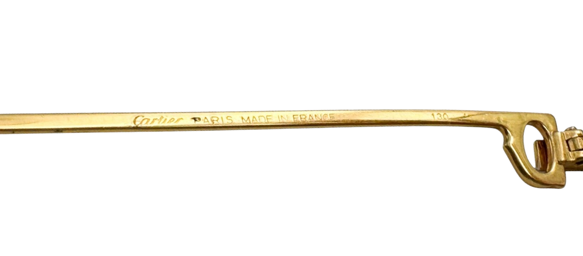 Lunettes Vintage CARTIER Vendôme Santos - Monture de luxe N°7