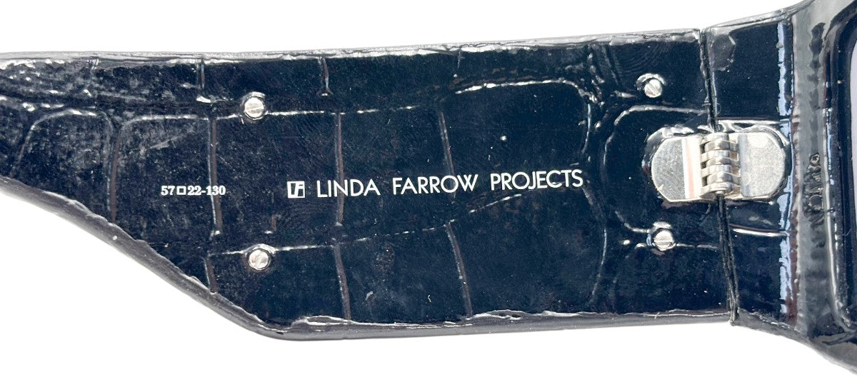Lunettes LINDA FARROW Projects x JEREMY SCOTT JS PLAQUE 2