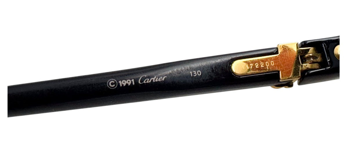 Lunettes Vintage CARTIER CABRIOLET 1991 – Monture Made in France – N°55
