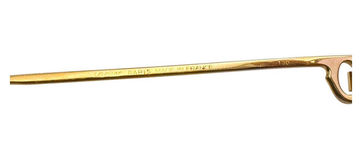 Lunettes Vintage CARTIER Vendôme Santos 130 – Monture collector Made in France – N°41
