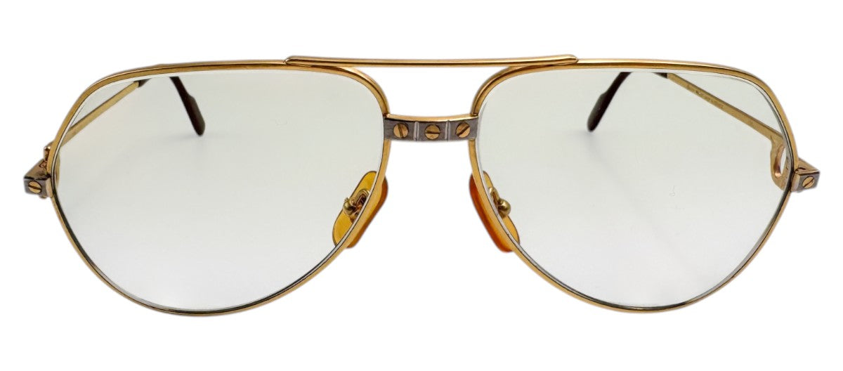 Lunettes Vintage CARTIER Vendôme Santos 130 – Monture collector Made in France – N°5