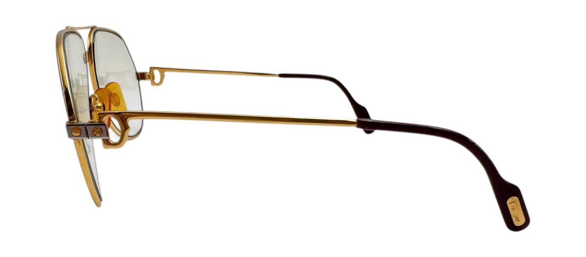 Lunettes Vintage CARTIER Vendôme Santos 130 – Monture collector Made in France – N°5