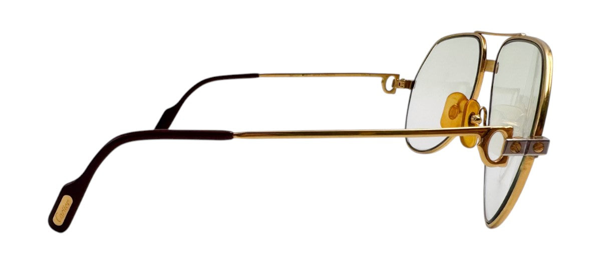 Lunettes Vintage CARTIER Vendôme Santos 130 – Monture collector Made in France – N°5