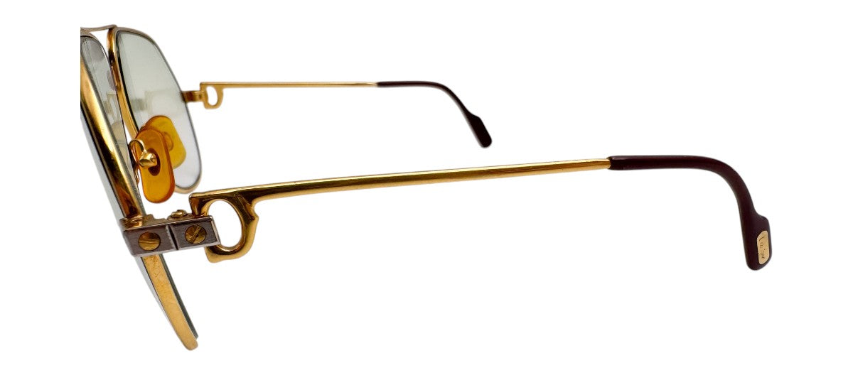 Lunettes Vintage CARTIER Vendôme Santos 130 – Monture collector Made in France – N°5