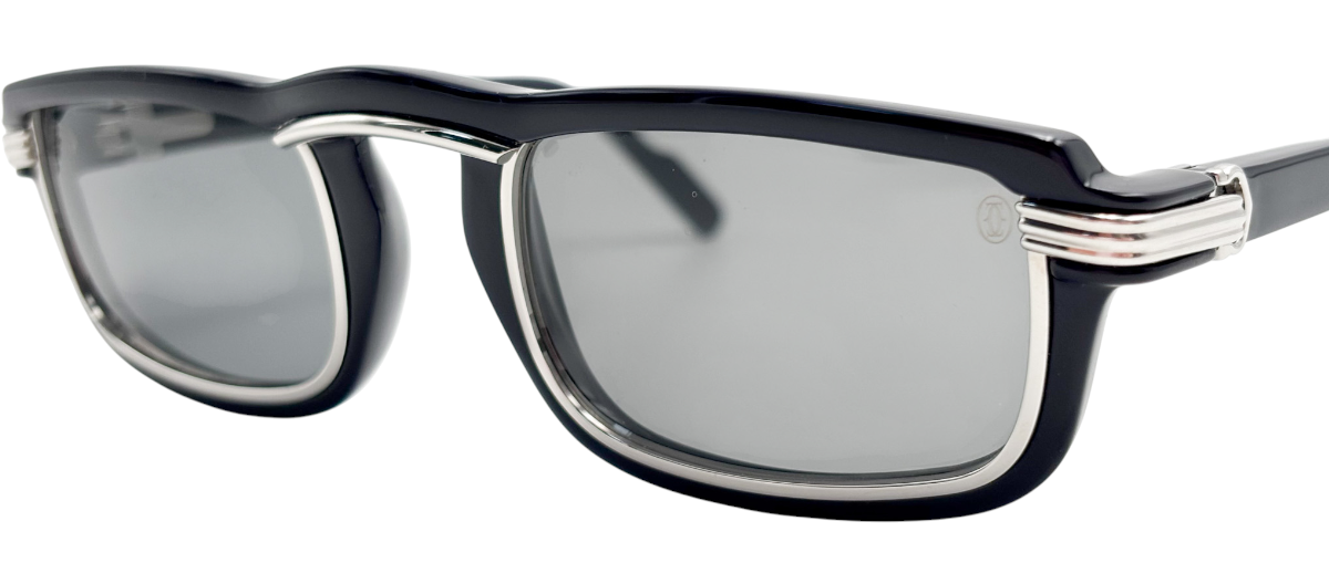 Lunettes CARTIER Vintage 130 VERTIGO BLUE SILVER 1247669