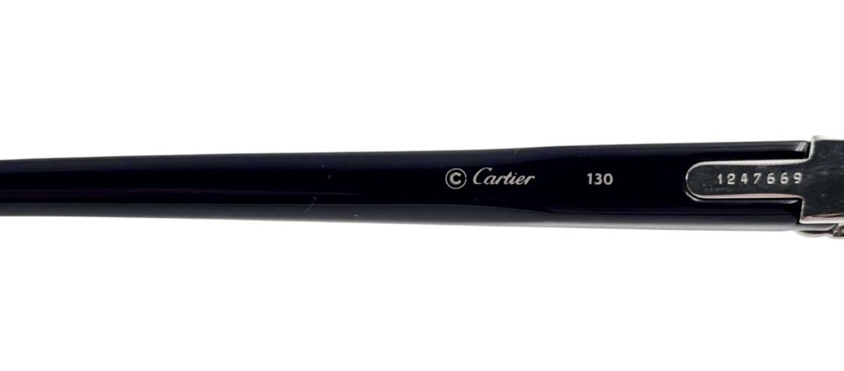 Lunettes CARTIER Vintage 130 VERTIGO BLUE SILVER 1247669
