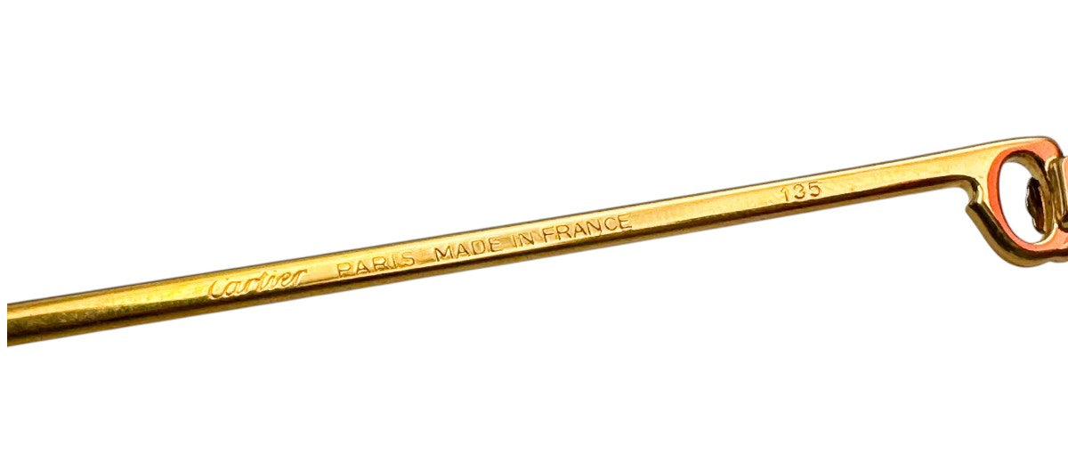 Lunettes Vintage CARTIER Romance Louis - Made in France N°50