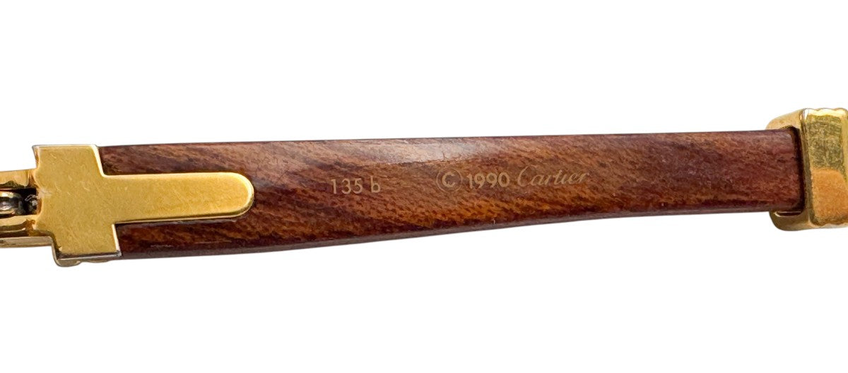Lunettes Vintage CARTIER Giverny 135b – Made in France 1990 – N°8