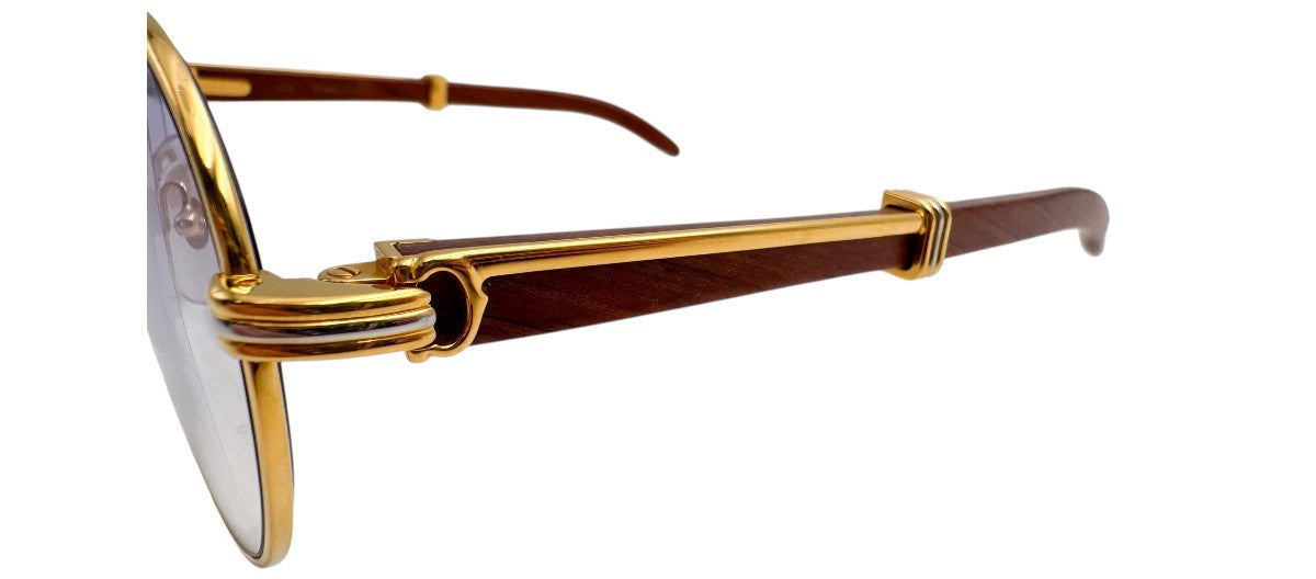 Lunettes Vintage CARTIER BAGATELLE 135b – Monture de luxe 1990 Made in France – N°4