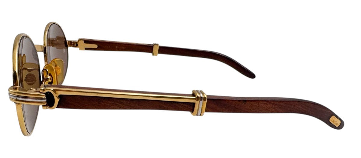 Lunettes Vintage CARTIER Giverny 135b – Monture en bois Made in France – N°6