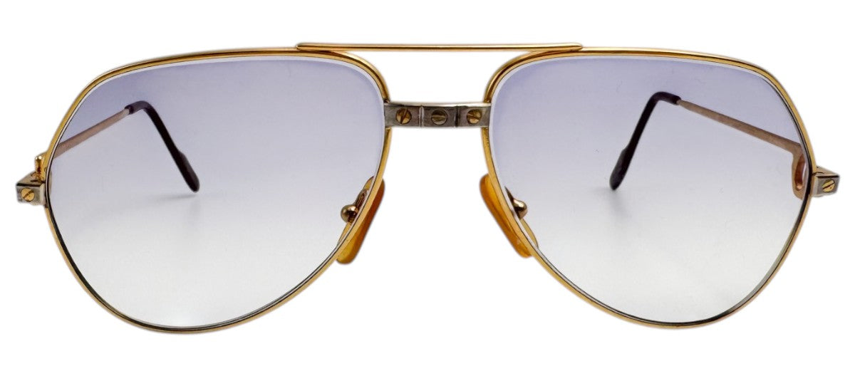 Lunettes Vintage CARTIER Vendôme Santos - Aviateur N°59