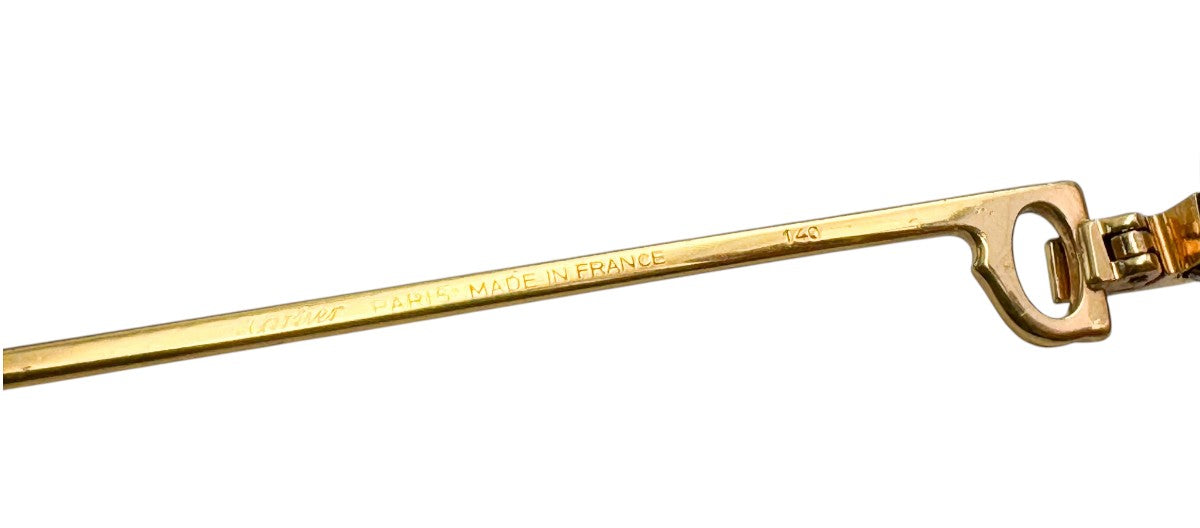 Lunettes Vintage CARTIER Vendôme Santos - Aviateur N°59