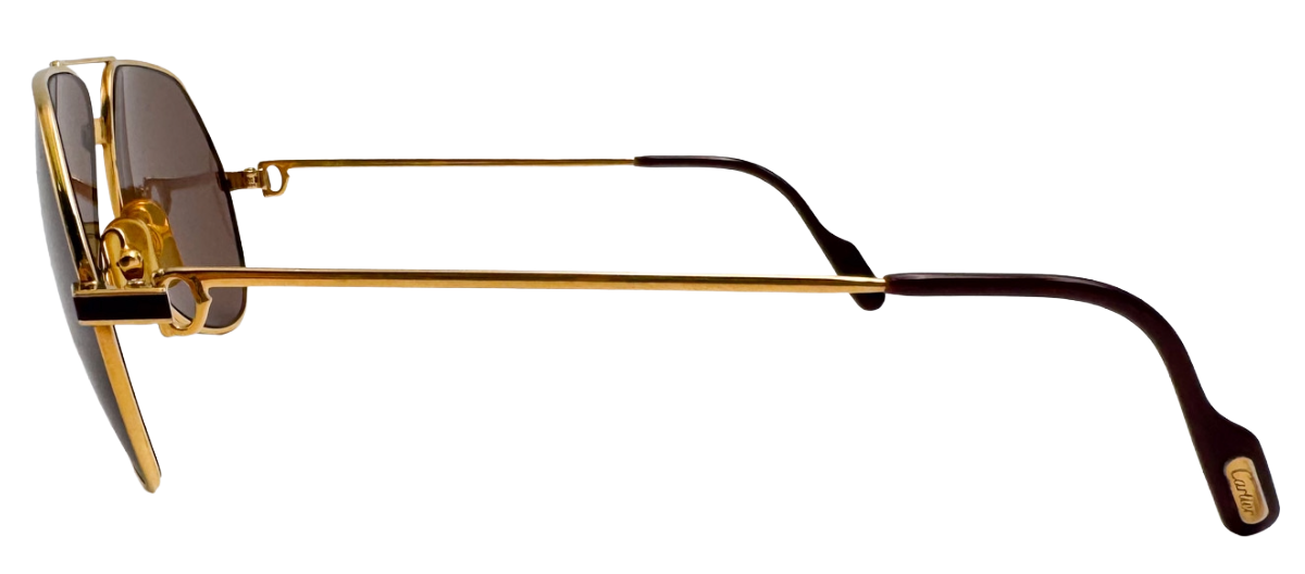 Lunettes Vintage CARTIER Vendôme Laqué 140 - Monture aviateur N°20