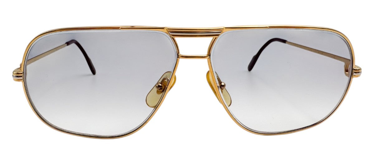 Lunettes Vintage CARTIER TANK – Monture de luxe aviateur – N°13