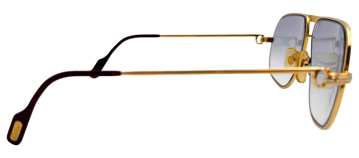 Lunettes Vintage CARTIER TANK – Monture de luxe aviateur – N°13