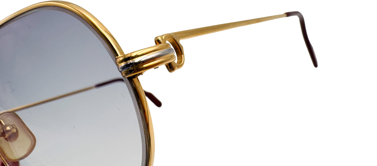 Lunettes Vintage CARTIER TANK – Monture de luxe aviateur – N°13