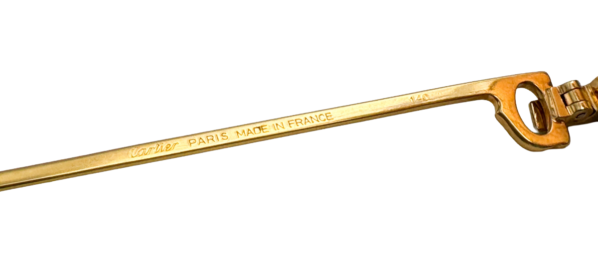 Lunettes Vintage CARTIER Vendôme Santos 140 – Made in France – N°21