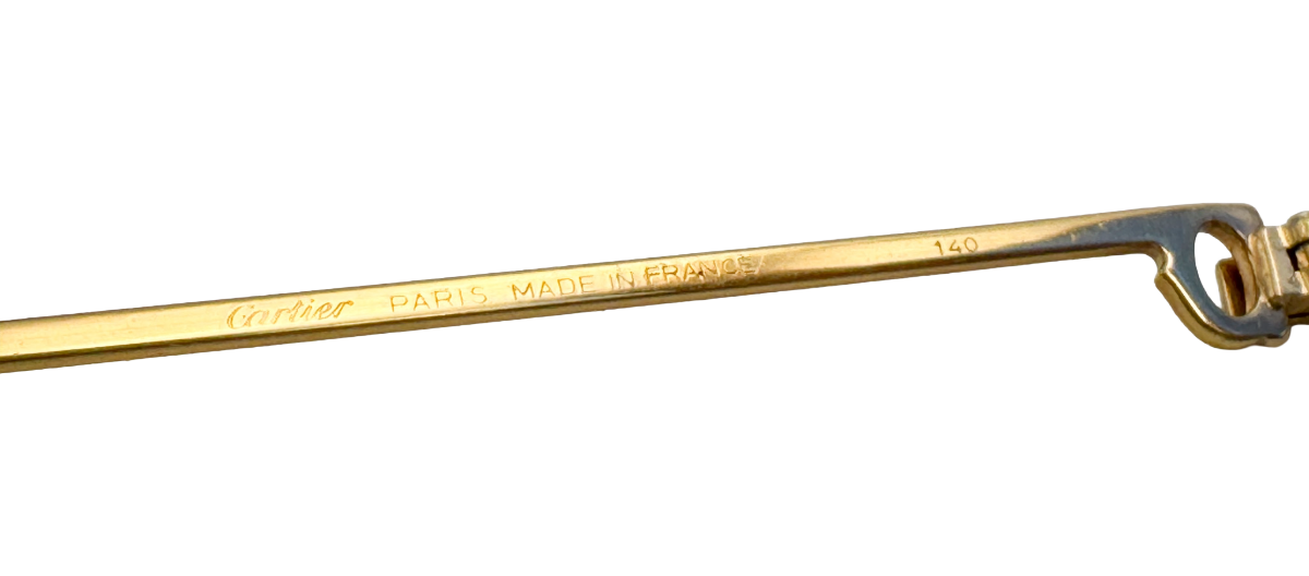 Lunettes Vintage CARTIER Vendôme Santos - Monture de luxe N°33