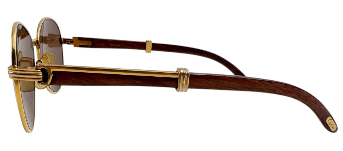 Lunettes Vintage CARTIER BAGATELLE 140b – Monture de luxe 1988 – N°1