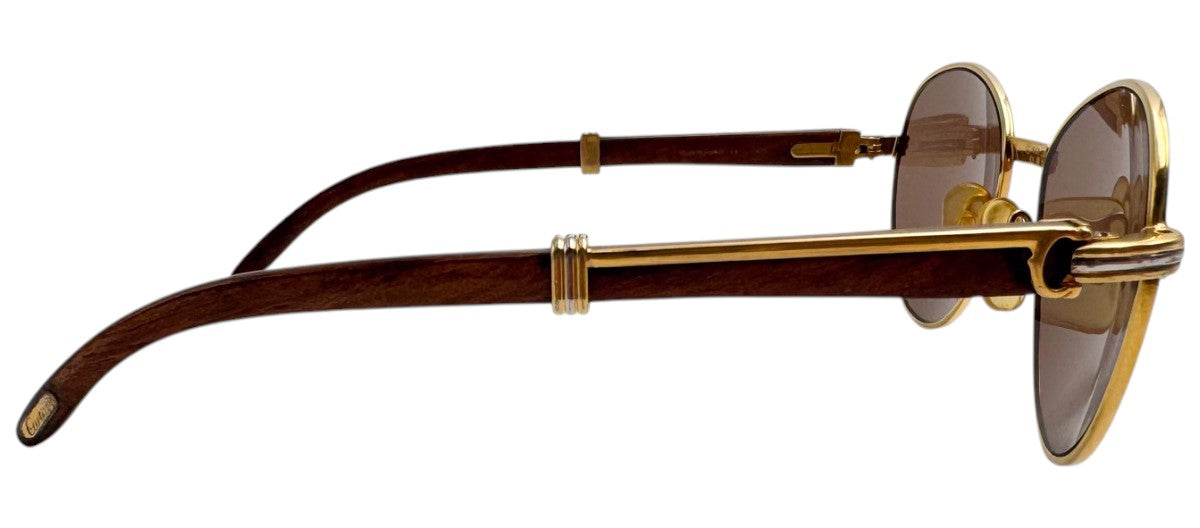 Lunettes Vintage CARTIER BAGATELLE 140b – Monture de luxe 1988 – N°1