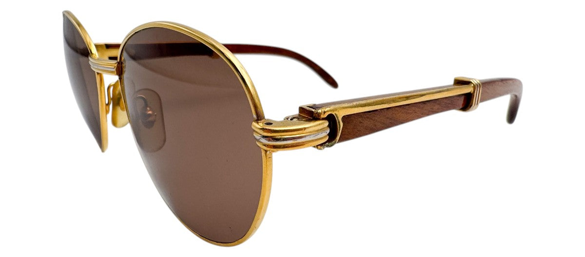 Lunettes Vintage CARTIER BAGATELLE 140b – Monture de luxe 1988 – N°1