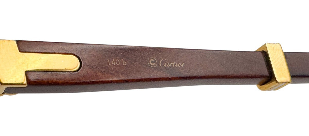 Lunettes de soleil Vintage CARTIER MONCEAU – Monture de luxe – N°26