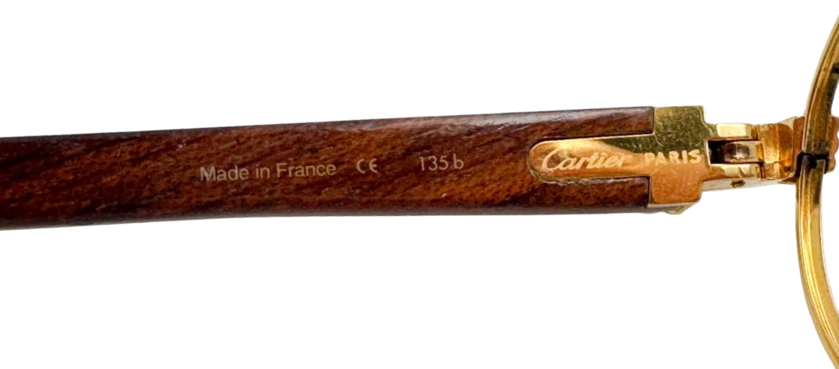 Lunettes Vintage CARTIER Giverny 135b – Monture Made in France – N°10