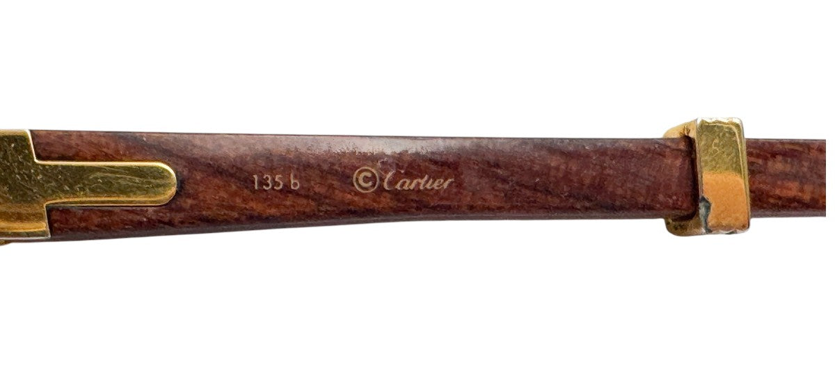 Lunettes Vintage CARTIER BAGATELLE 135b – Monture de luxe Made in France – N°2