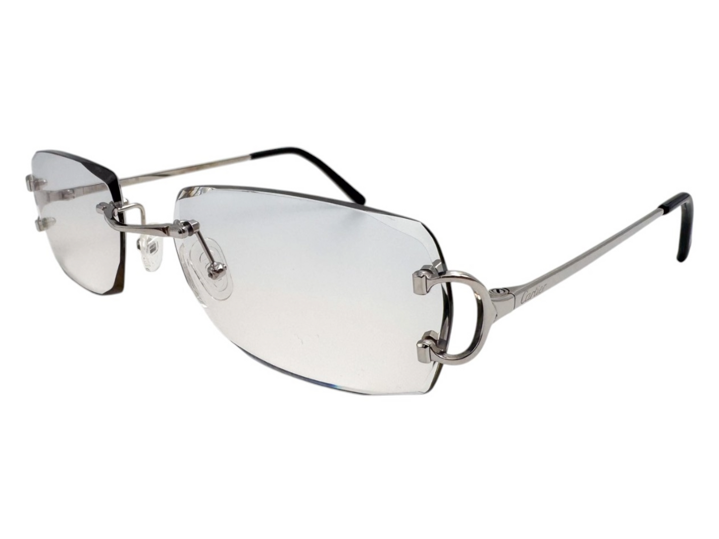 Lunettes Vintage CARTIER BIG C PERCEE 140 - Diamond Cut N°43