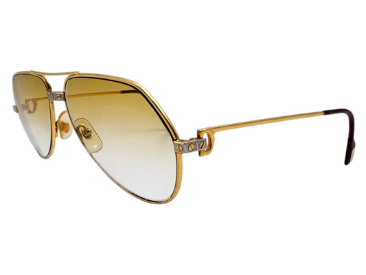 Lunettes Vintage CARTIER Vendôme Santos - Monture de luxe N°52