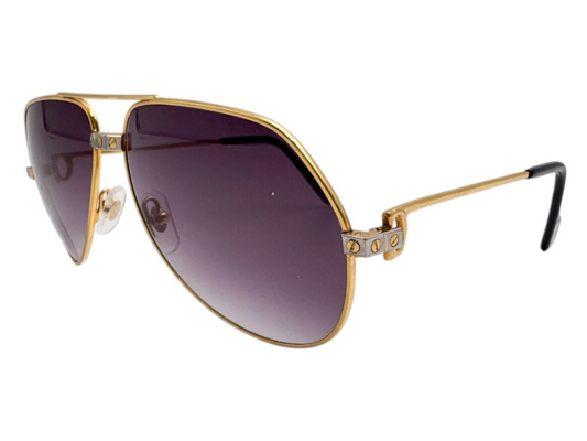 Lunettes Vintage CARTIER Vendôme Santos 140 - Aviateur N°24