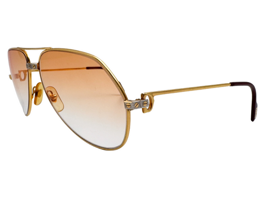 Lunettes Vintage CARTIER Vendôme Santos 140 – Made in France – N°21