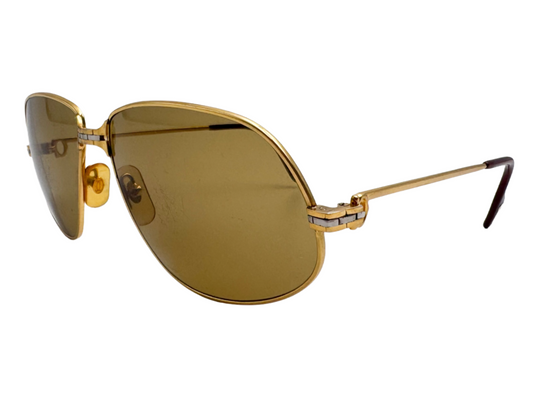 Lunettes Vintage CARTIER PANTHERE GM – Monture de luxe aviateur – N°51