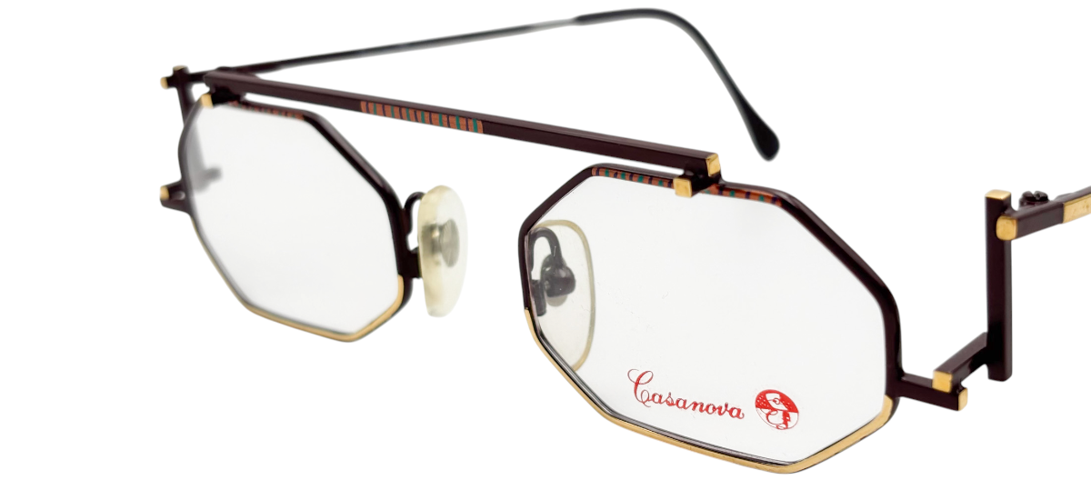 Lunettes CASANOVA Vintage 44 22 RVC-2 C.03 – Années 80/90