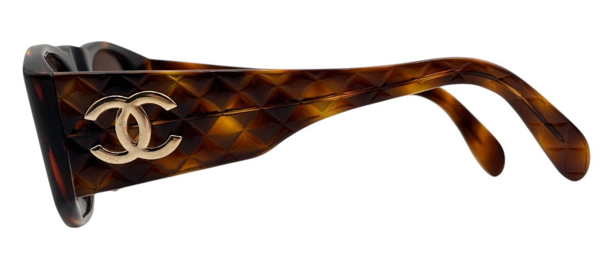 Lunettes de soleil matelassées Vintage CHANEL 01450 91235 N°14