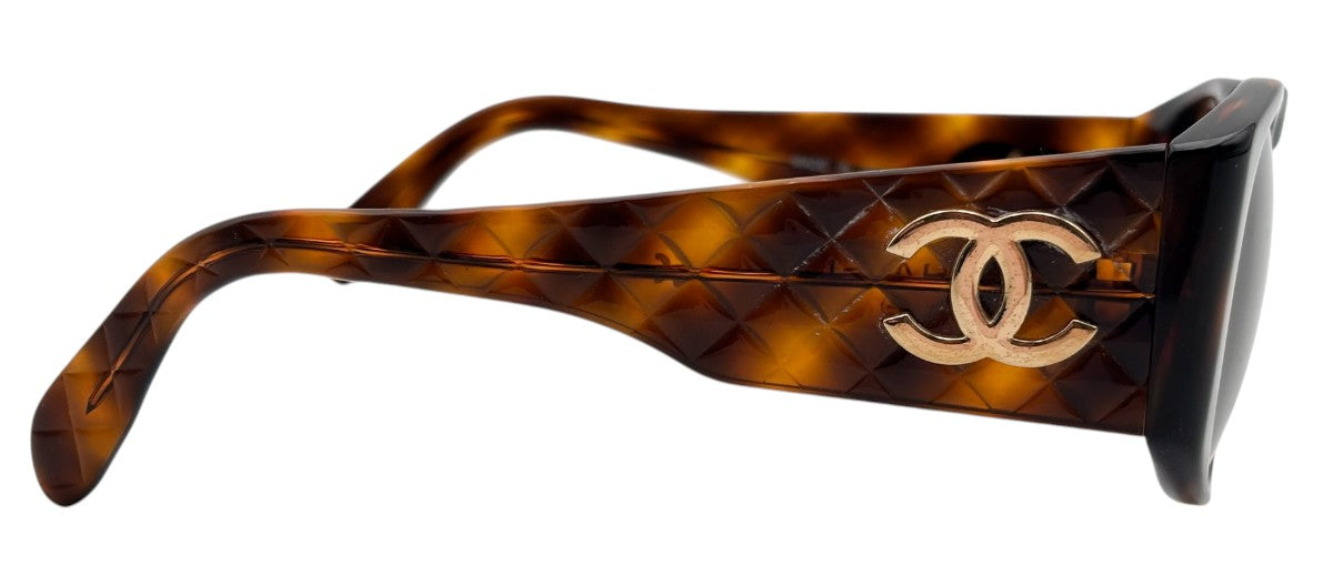 Lunettes de soleil matelassées Vintage CHANEL 01450 91235 N°14