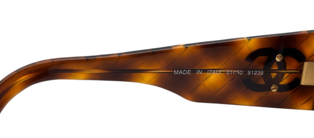 Lunettes de soleil matelassées Vintage CHANEL 01450 91235 N°14
