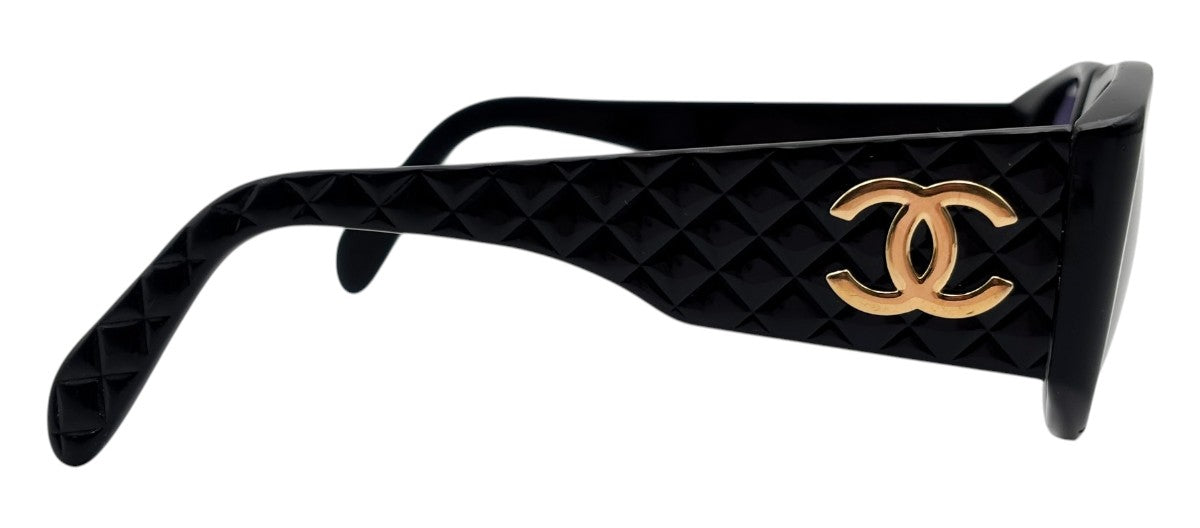 Lunettes de soleil matelassées Vintage CHANEL 01450 94305 N°13