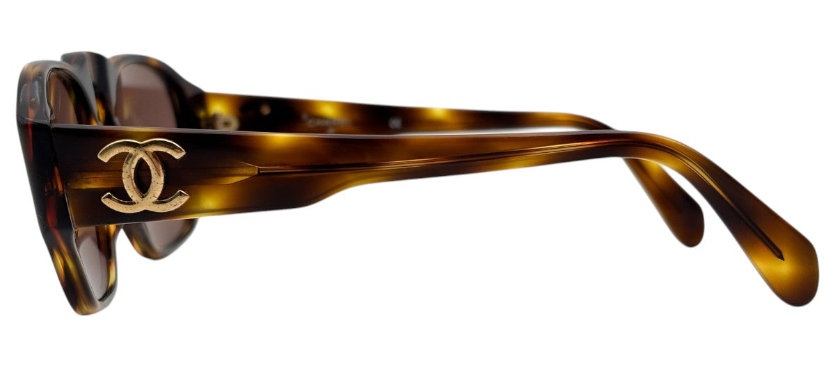 Lunettes de soleil en écaille Vintage CHANEL 01452 91235 N°15