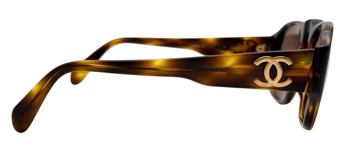 Lunettes de soleil en écaille Vintage CHANEL 01452 91235 N°15