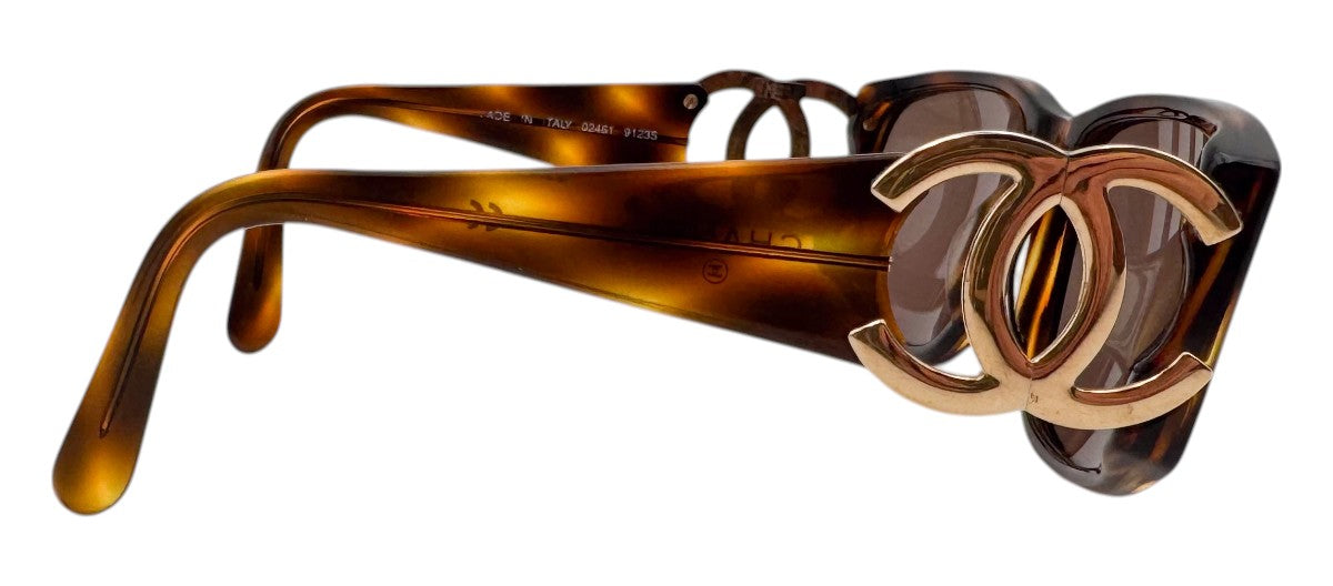 Lunettes Vintage en écaille CHANEL 02461 91235 N°8