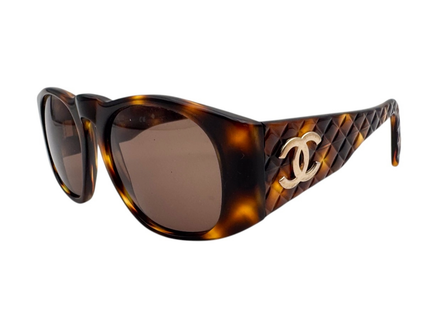 Lunettes de soleil matelassées Vintage CHANEL 01450 91235 N°6