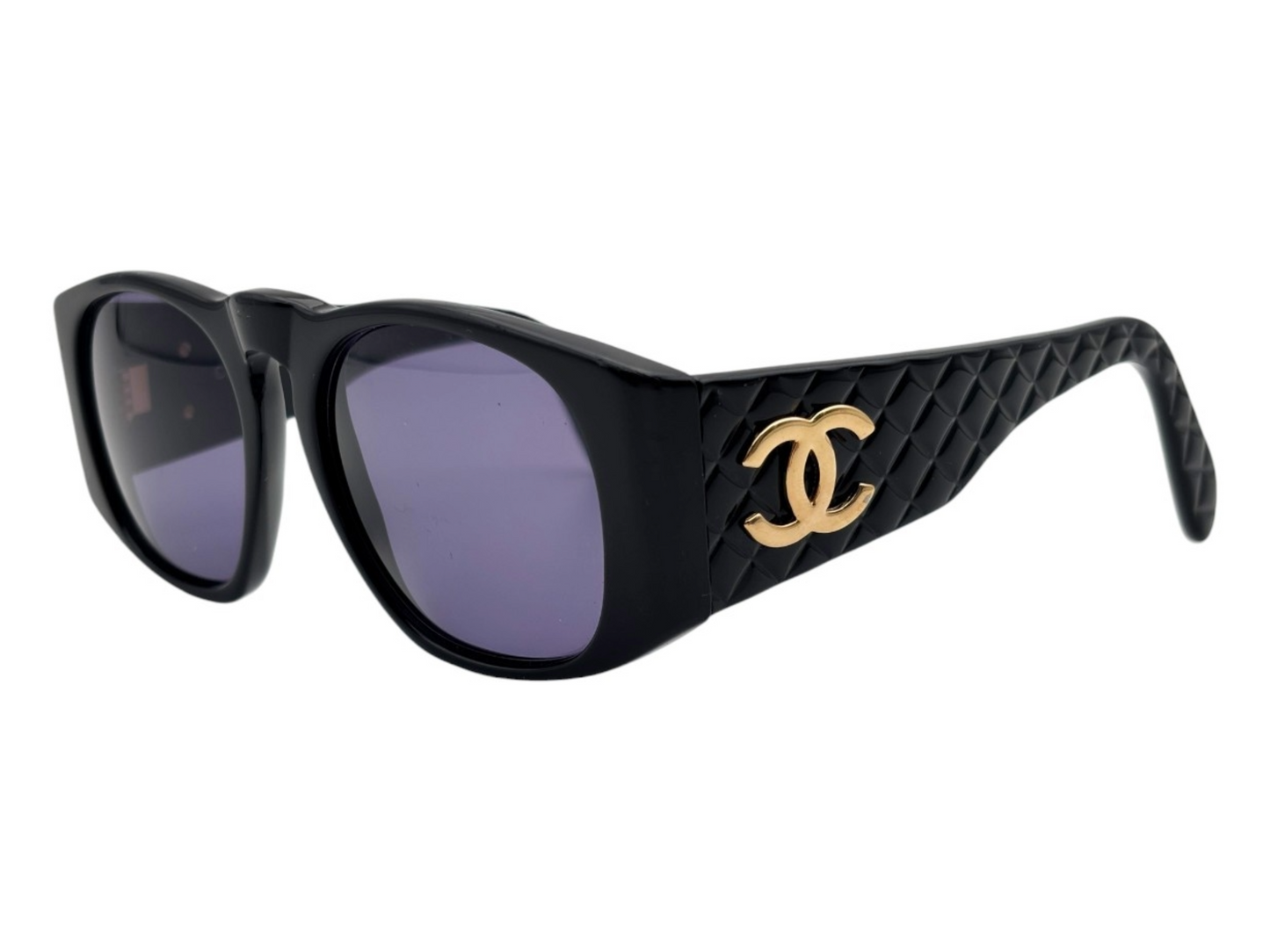 Lunettes de soleil matelassées Vintage CHANEL 01450 94305 N°13