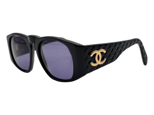 Lunettes de soleil matelassées Vintage CHANEL 01450 94305 N°13