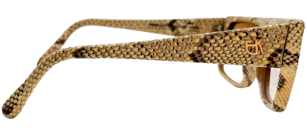 Lunettes EMMANUELLE KHANH PARIS 10640 GENUINE PYTHON – Collector Vintage